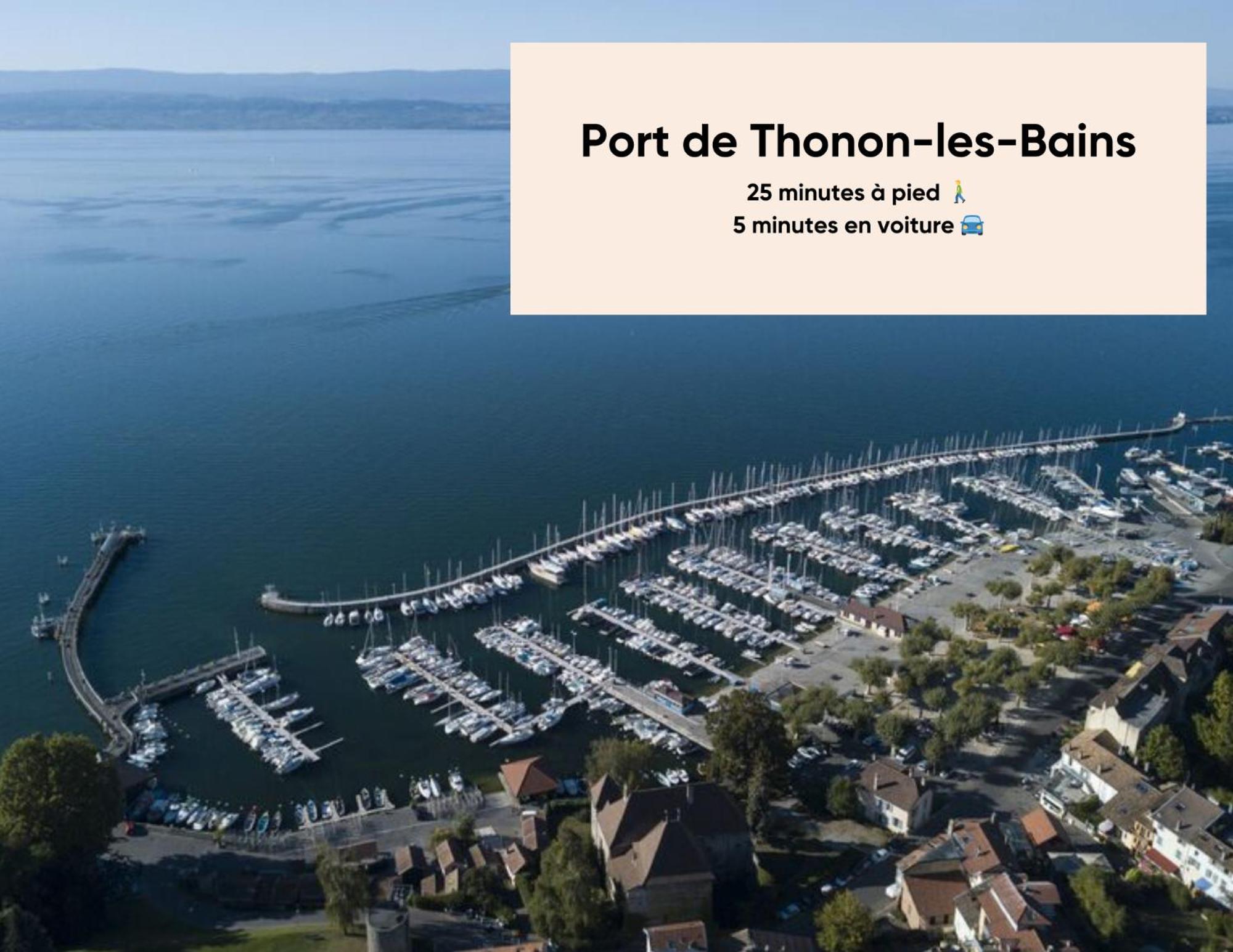 Cosy Et Moderne - Dent D'Oche Apartment Thonon-les-Bains Ngoại thất bức ảnh